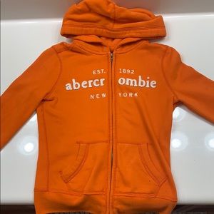 ABERCROMBIE Orange Hoodie 🧡